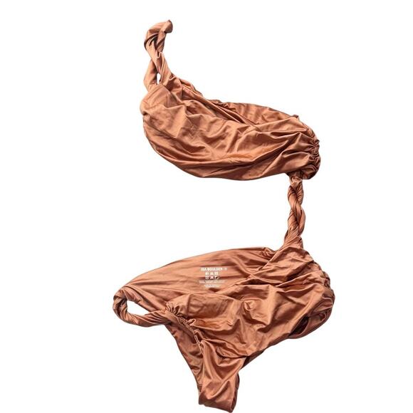 Isa Boulder One-Piece Swimsuit One Shoulder In Spice Size S NWT - Picture 5 of 11